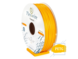PETG пластик для 3D принтера желтый 300м / 0,9кг / 1,75мм