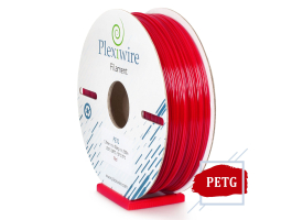 PETG пластик для 3D принтера красный 300м / 0,9кг / 1,75мм