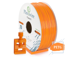 PETG пластик для 3D принтера оранжевый 1.75мм (400м / 1,2кг)-foto2