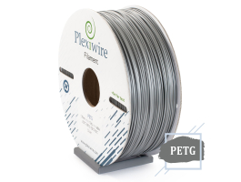 PETG пластик для 3D принтера серебро 1,75мм (400м / 1,2кг)-foto3