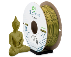 PLA GLITTER пластик для 3D принтера оліва 400м / 1.185кг / 1.75мм