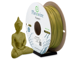 PLA GLITTER пластик для 3D принтера оліва 400м / 1.185кг / 1.75мм