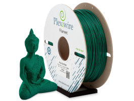 PLA GLITTER пластик для 3D принтера зелений 400м / 1.185кг / 1.75мм