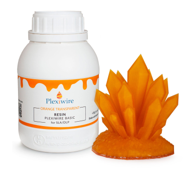 Фотополимерная смола Plexiwire resin basic 0.5кг orange transparent | Купити у Офіційного Дилера