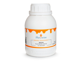 Фотополимерная смола Plexiwire resin basic 0.5кг orange transparent-foto2