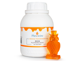 Фотополимерная смола Plexiwire resin basic 0.5кг orange transparent-foto4